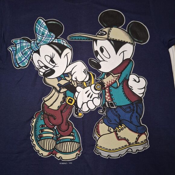 VTG Mickey Unlimited One Size Jerry Leigh Hip Hop Single Stitch Shirt Made USA - Picture 2 of 7